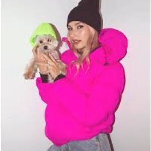 TNA Superpuff Shorty. Viral Hailey Bieber Pink